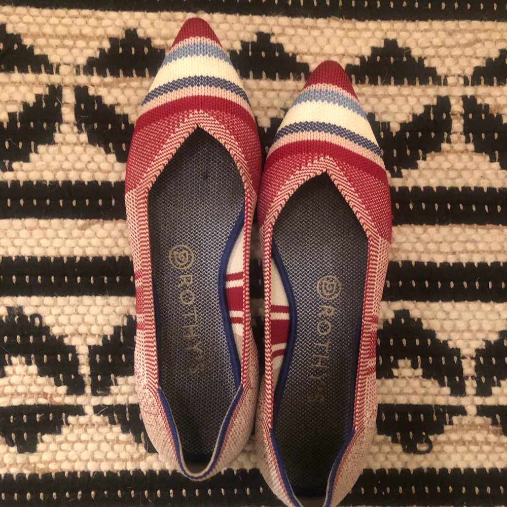 Striped Rothy’s (gently used)